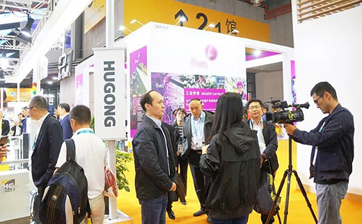 江苏常州卫视拍摄28圈意大利CEA展位