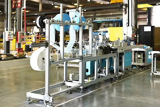 28圈全自动一拖二平面口罩机