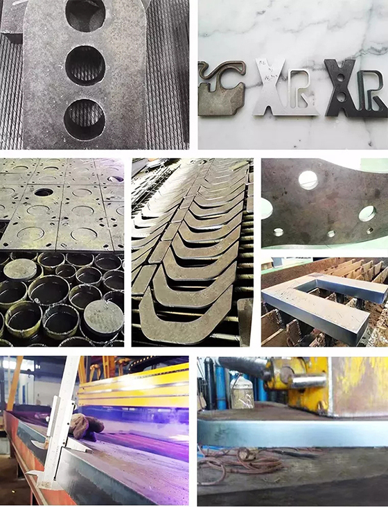 28圈数控细腻等离子切割装备切割效果图